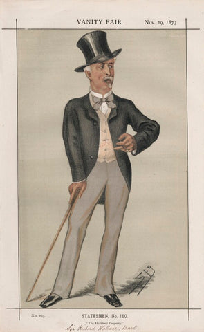 Sir Richard Wallace, 1st Bt ('Statesmen, No. 160.') NPG D43616