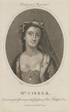 Susannah Maria Cibber (née Arne) NPG D13868