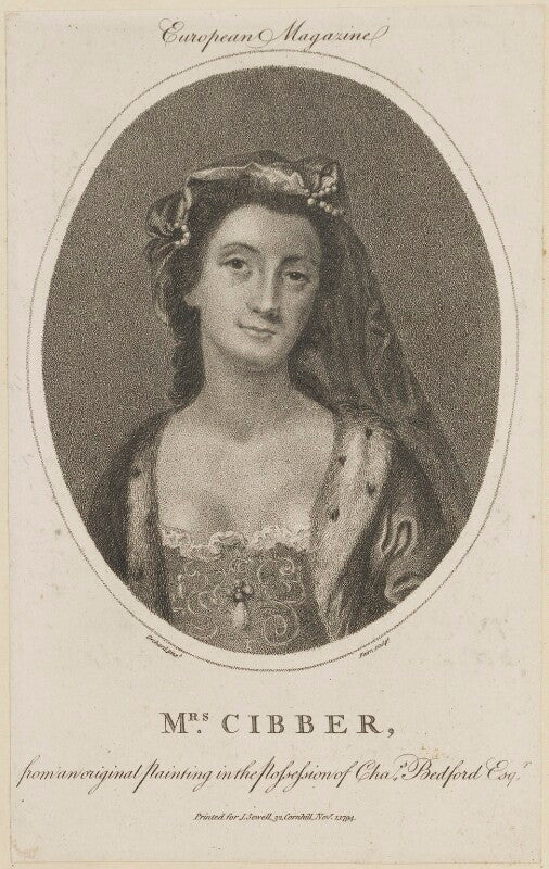 Susannah maria cibber (née arne) npg d13868
