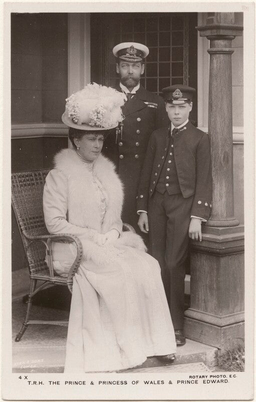 't.r.h. the prince & princess of wales & prince edward' (queen mary; king george v; prince edward, duke of windsor (king edward viii)) npg x196854