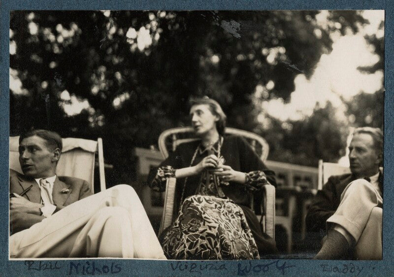 Sir philip bouverie bowyer nichols; virginia woolf; philip edward morrell npg ax142586