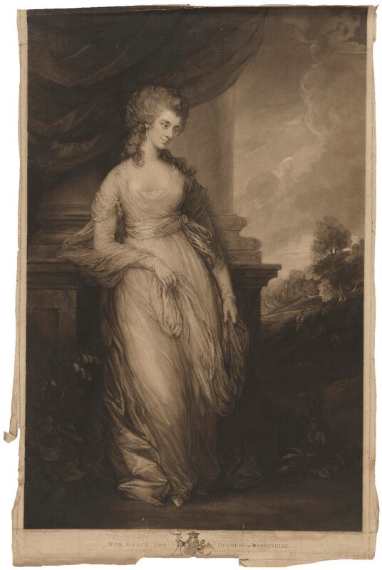 Georgiana cavendish (née spencer), duchess of devonshire npg d35165