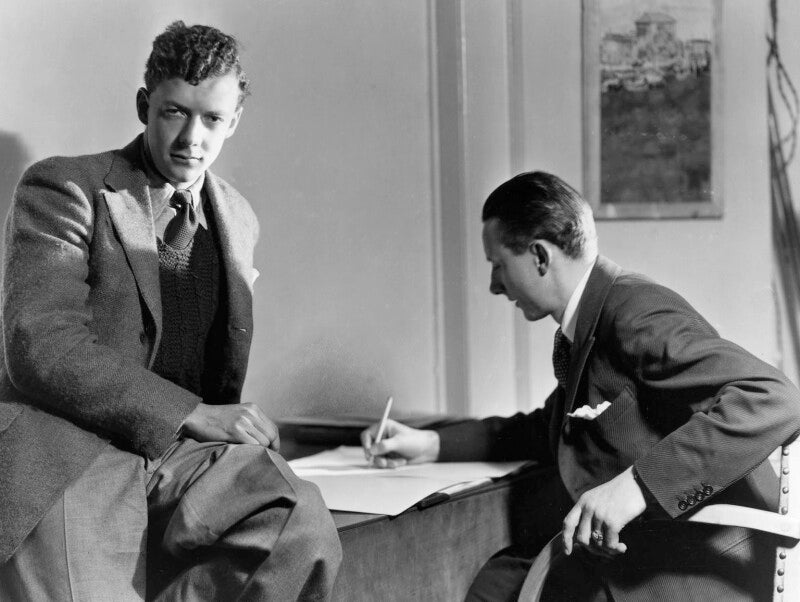 Benjamin britten; sir lennox randal francis berkeley npg x10472