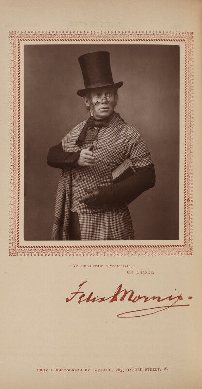 Felix morris as the scotch professor in 'on change' npg ax29390