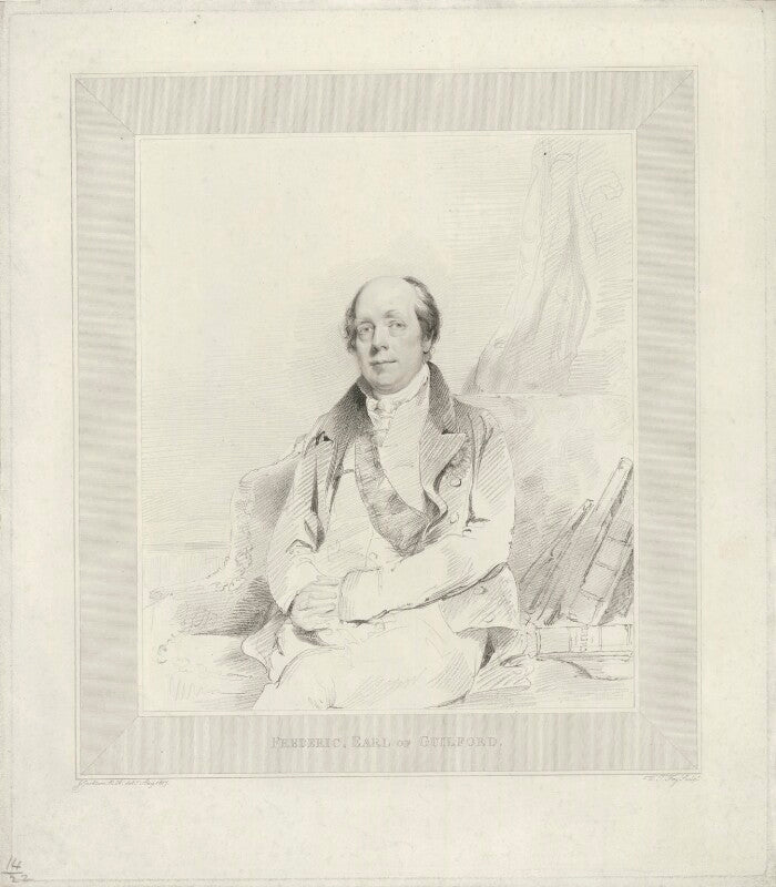 Frederick north, 5th earl of guilford npg d9279