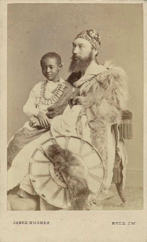 Prince (dejatch) alamayou of abyssinia (prince alemayehu tewodros of ethiopia); tristram charles sawyer speedy npg x34167
