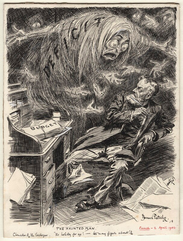 The haunted man (michael edward hicks beach, 1st earl st aldwyn) npg d9948