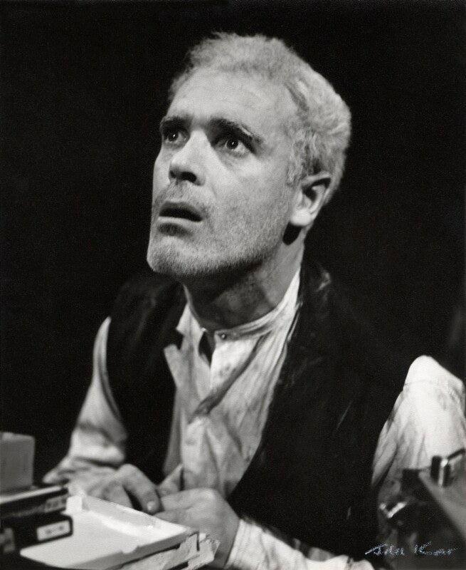 Patrick magee as krapp in 'krapp's last tape' npg x127346