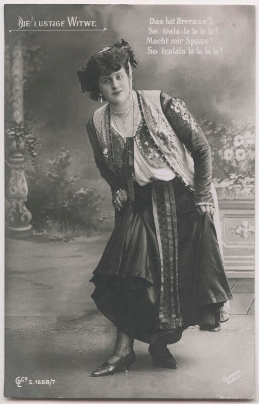 Mizzi günther in 'the merry widow' npg x139848