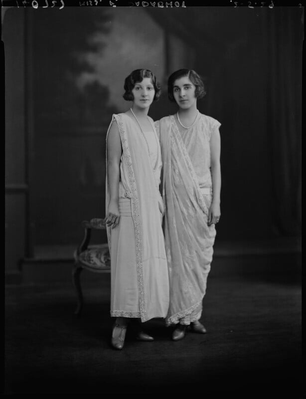 Freny dadabhoy; munizeh ('minnie', née dadabhoy), lady kharegat npg x69481