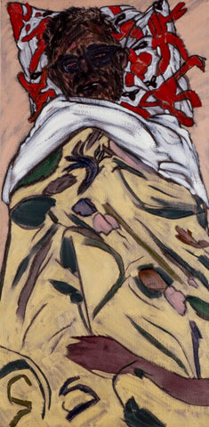 R.B. Kitaj ('Self-Portrait: Hockney Pillow') NPG 6791
