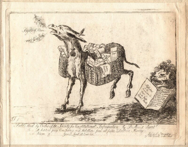 Daniel adams ('published by order of the society for constitutional information by d. a[dam]s secrety') npg d12255