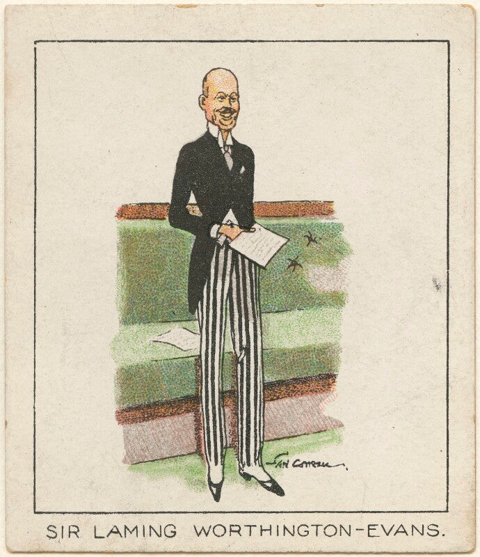 Sir (worthington) laming worthington evans, 1st bt npg d2641