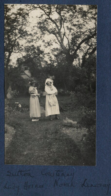 Frances jane horner (née graham), lady horner; norah mary madeleine lindsay (née bourke) npg ax141685