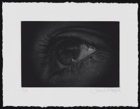 Mezzotint of an eye NPG D49620