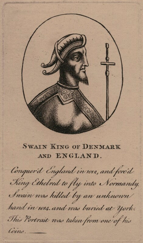 Sweyn forkbeard, king of denmark, norway and england npg d8112