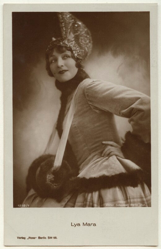 Lya mara (née aleksandra gudowicz) npg ax160211