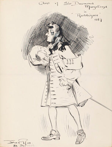 'Ghost of Sir Desmond Murgatroyd in Ruddigore 1887' (Unknown singer) NPG D43081