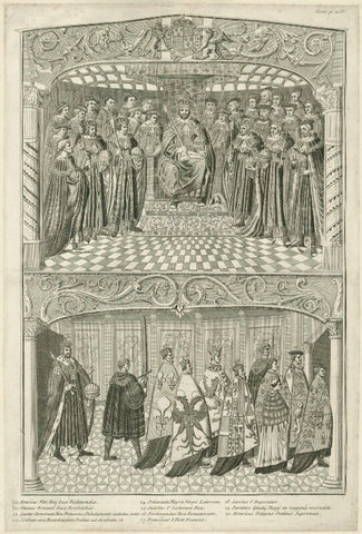 King Henry VIII presiding over the Ceremonies of the Order of the Garter for the year 1534 NPG D24168