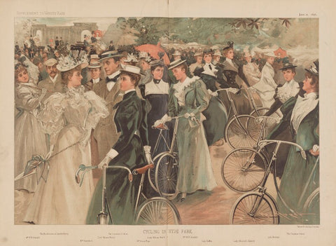 "Cycling in Hyde Park" NPG D44807