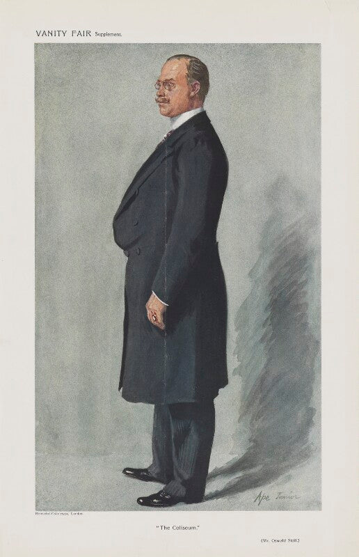 Sir oswald stoll (né gray) ('men of the day. no. 1260. "the coliseum."') npg d45590