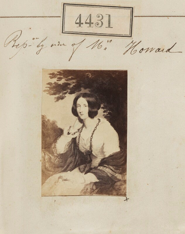 Mrs howard ('reproduction by order of mr howard') npg ax54444