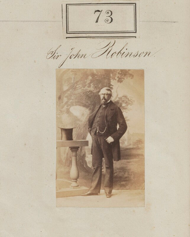 Sir john stephen robinson, 3rd bt npg ax50061