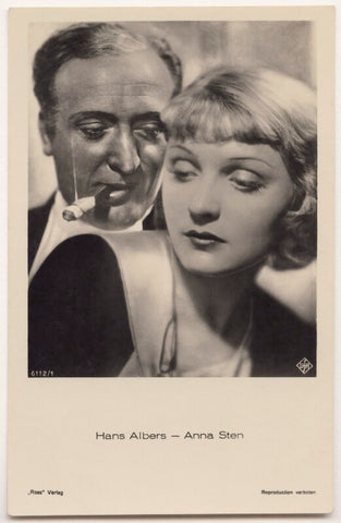 Hans Albers and Anna Sten in 'Bombs Over Monte Carlo' NPG x139763
