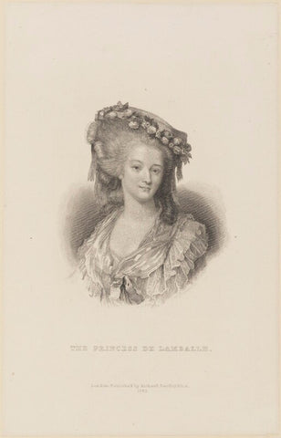 Marie Thérèse de Savoie-Carignan, Princess de Lamballe NPG D15017