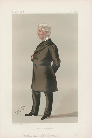 Edward Gibson, 1st Baron Ashbourne ('Statemen. No. 466.') NPG D44233