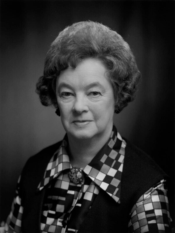 Evelyn joyce denington (née bursill), baroness denington npg x171650