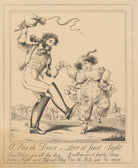 A Pas de Deux or Love at first Sight (Bartolomeo Pergami; Princess Caroline of Brunswick-Wolfenbüttel) NPG D17922b