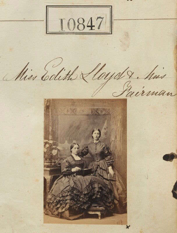 Miss edith lloyd; miss fairman npg ax60553