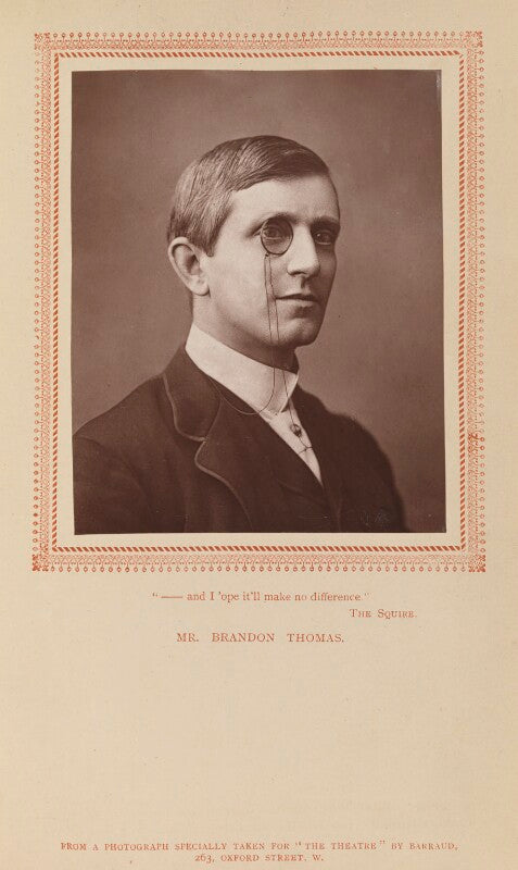 (walter) brandon thomas npg ax9289