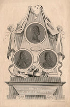 British Philosophers (Francis Bacon, 1st Viscount St Alban; John Dalton; Sir Isaac Newton) NPG D18094