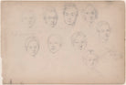 Nine unknown sitters NPG D23313(68)