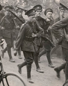 Prince Edward, Duke of Windsor (King Edward VIII) with other Oxford undergraduates as cadets marching to camp NPG x196066