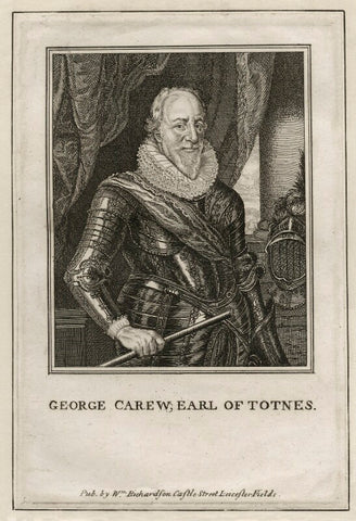 George Carew, Earl of Totnes NPG D28235