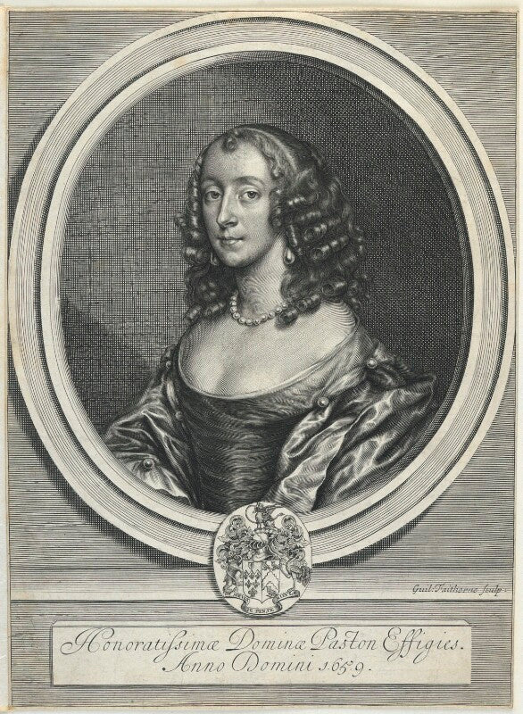 Margaret (née hewitt, later mrs strode), lady paston npg d22889