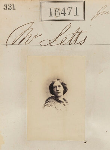 Mrs Letts NPG Ax64383