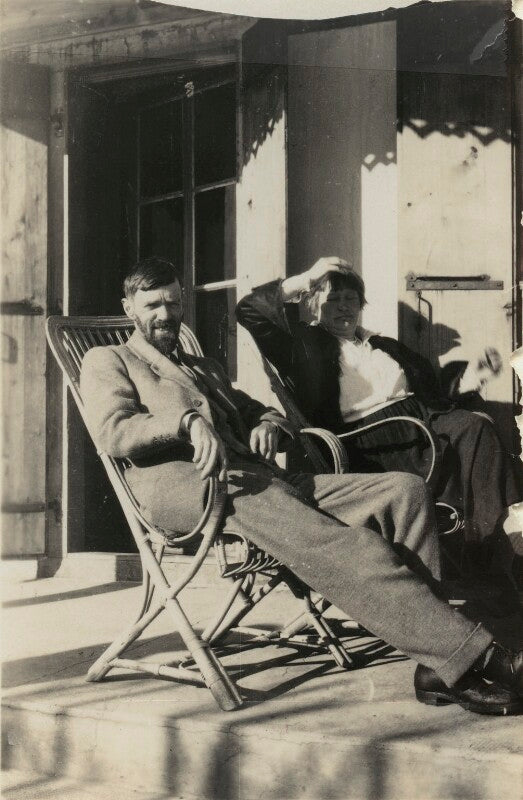 D.h. lawrence; frieda emma johanna maria lawrence (née von richthofen) npg x140425