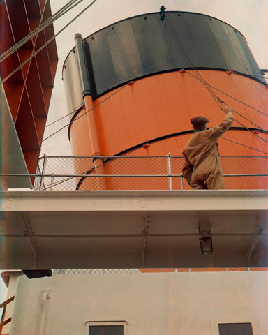 RMS Queen Mary, Funnel NPG x220820