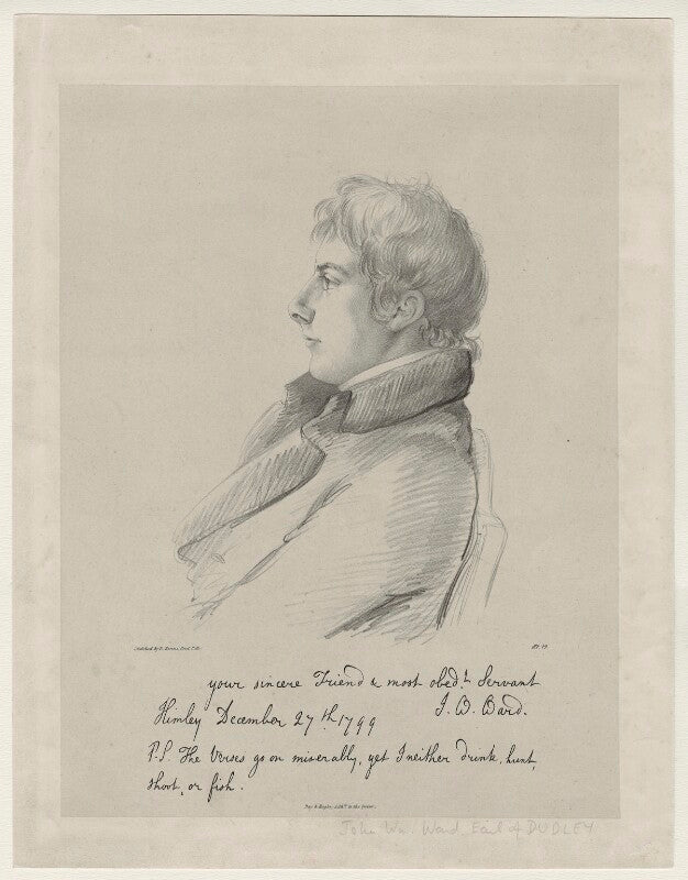 John william ward, 1st earl of dudley npg d35768