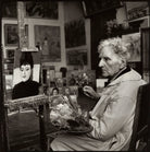 Martiros Saryan with his portrait of Ida Kar NPG x135154