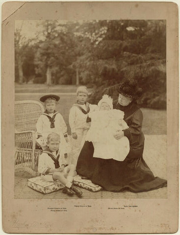 Queen Victoria with her great-grandchildren NPG x6052