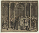 Dr Taylor rebuking a Popish Priest who was about to say Mass in Hadley Church (Thomas Taylor) NPG D23440