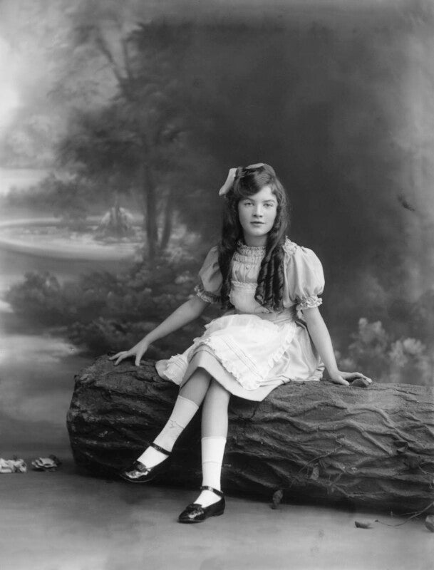 Estelle dudley as alice in 'alice in wonderland' npg x34657