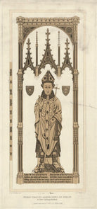Memorial brass of Thomas Cranley NPG D34233