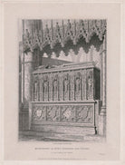 Monument of King Edward the Third in Westminster Abbey (King Edward III) NPG D42327