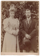 Alexandra, Empress of Russia (née Princess Alix of Hesse and by Rhine); Nicholas II, Emperor of Russia NPG x8743